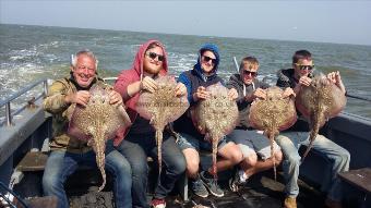 12 lb Thornback Ray by Steve party