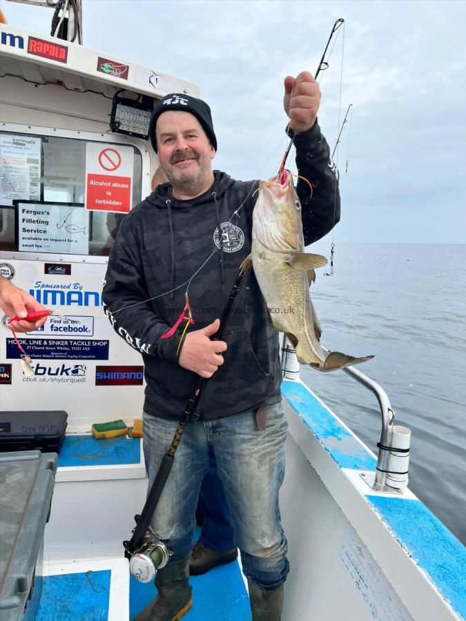 4 lb 6 oz Cod by Bruce.