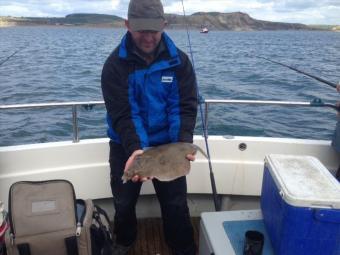 2 lb 8 oz Plaice by Charlie Kapur