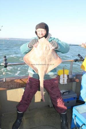 14 lb 8 oz Undulate Ray by Unknown