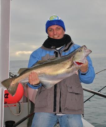 14 lb 8 oz Pollock by Steve Parker