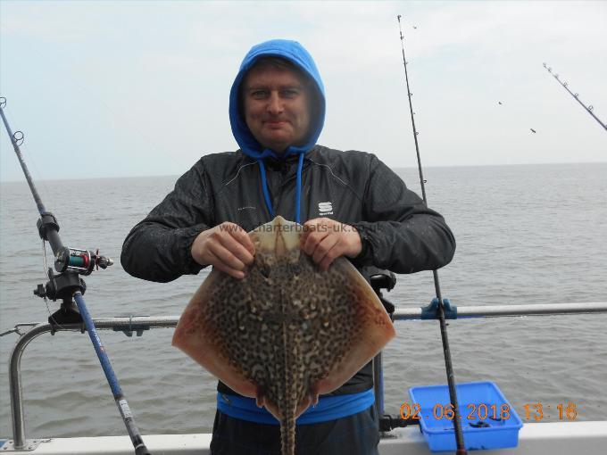 4 lb 5 oz Thornback Ray by George