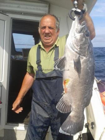 14 lb 2 oz Wreckfish (Stone Bass) by jim west