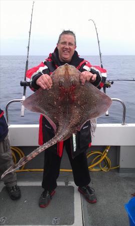 12 lb 8 oz Thornback Ray by bob