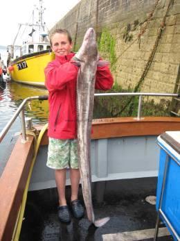 38 lb Conger Eel by Ben