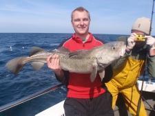 16 lb 5 oz Cod by Will Thompson from Menston Leeds.