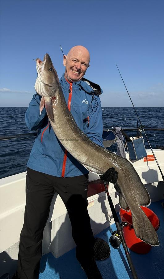 12 lb 8 oz Ling by Steve Milnes