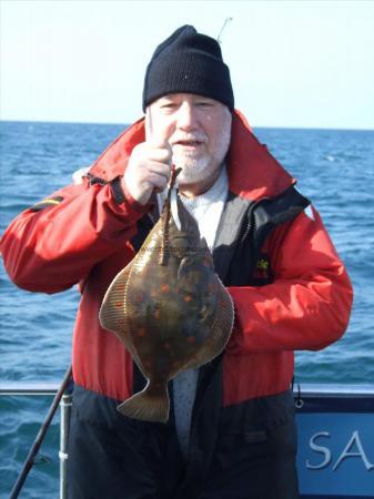 2 lb 9 oz Plaice by Alan Nicholson