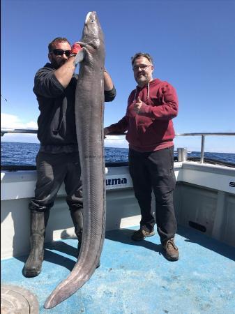 80 lb Conger Eel by Kevin McKie