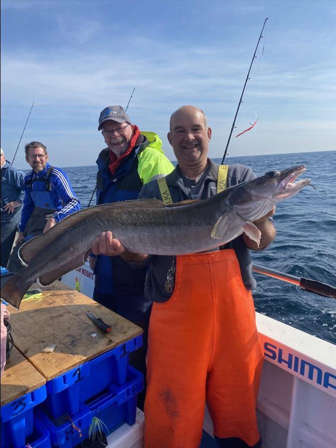 15 lb 7 oz Ling by Nigel Hall.