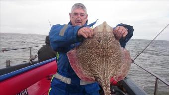 13 lb 2 oz Thornback Ray by Mike from Dover