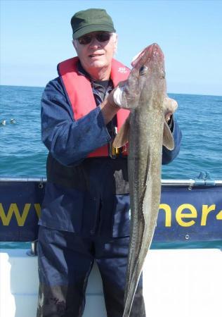 15 lb 8 oz Ling by Roger Chase