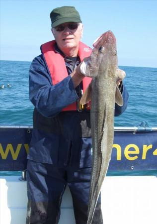 15 lb 8 oz Ling (Common) by Roger Chase