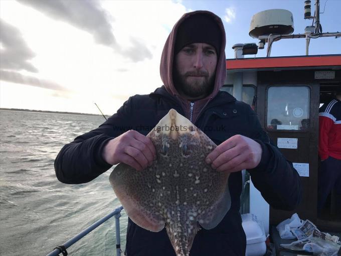 4 lb 10 oz Thornback Ray by Unknown