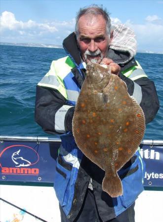 5 lb 8 oz Plaice by Chris Rogers