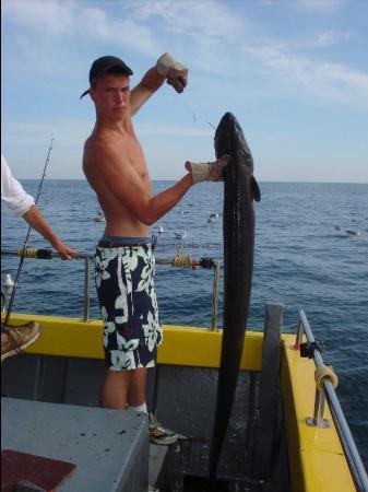 47 lb Conger Eel by Dutch