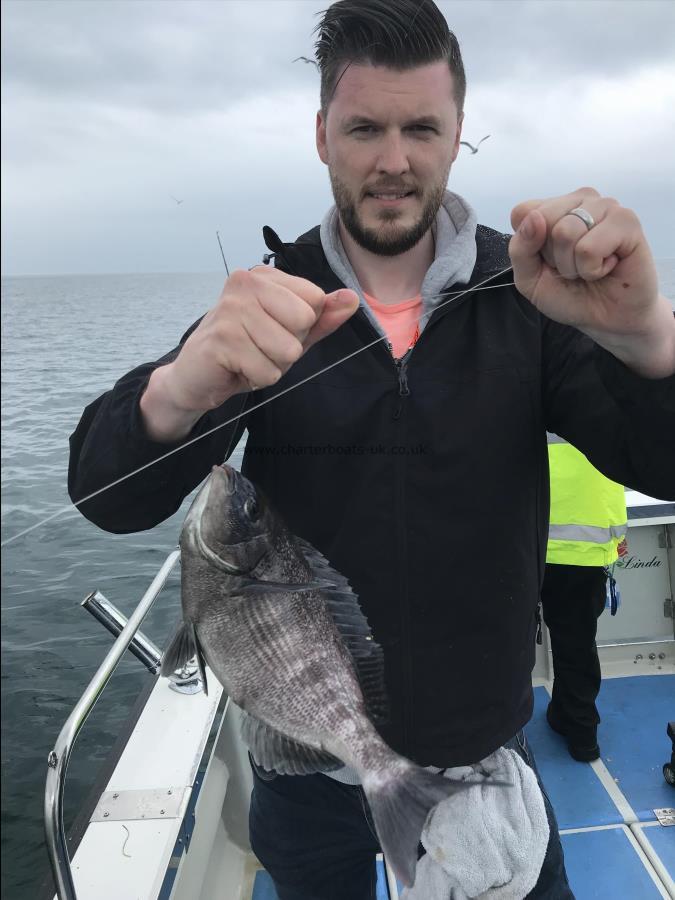 2 lb 12 oz Black Sea Bream by Dan