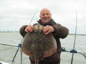 9 lb Thornback Ray by John Lightowler