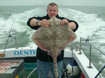 14 lb 8 oz Thornback Ray by andy