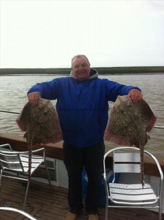 12 lb Thornback Ray by Unknown