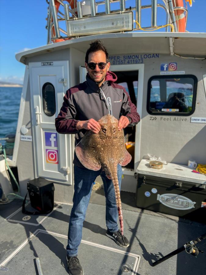 14 lb 8 oz Thornback Ray by Angelos