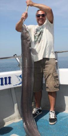 54 lb Conger Eel by Chalky's crew