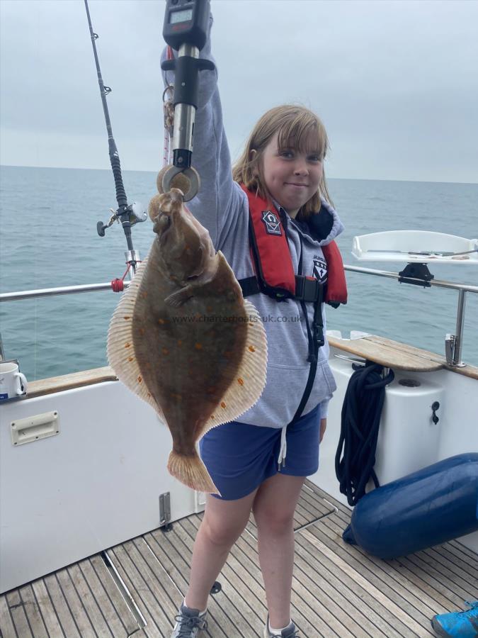 2 lb 8 oz Plaice by Lois