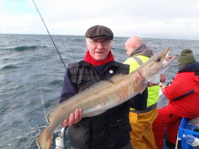6 lb 14 oz Ling by Bill Barraclough.