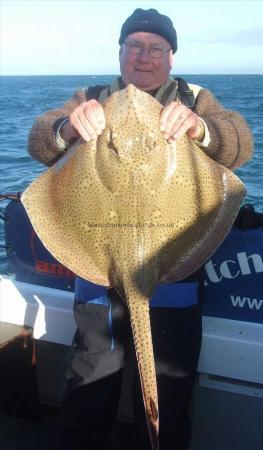 18 lb 4 oz Blonde Ray by Alan Booth
