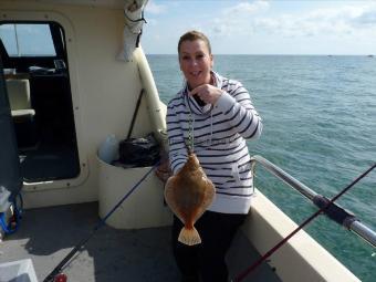 2 lb 8 oz Plaice by Trish Fisher