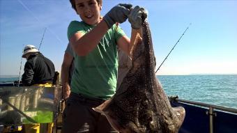 16 lb 8 oz Undulate Ray by Stephen Wake