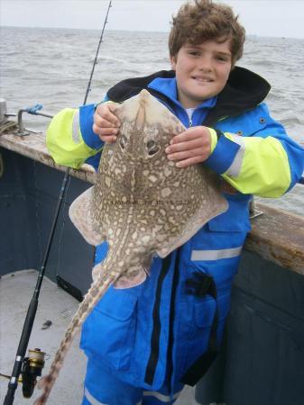 8 lb 8 oz Thornback Ray by Jo Bridgeland