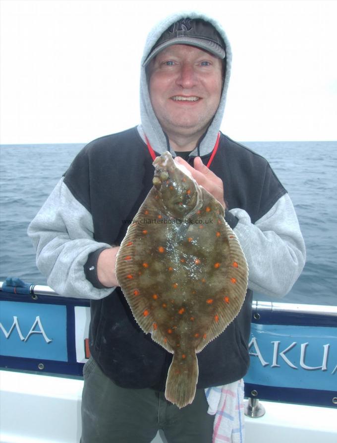 2 lb 11 oz Plaice by Shaun Brabon