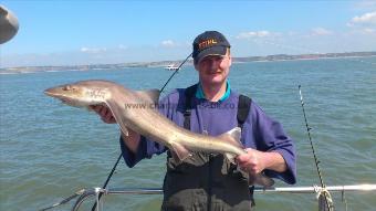12 lb 4 oz Starry Smooth-hound by dave salter