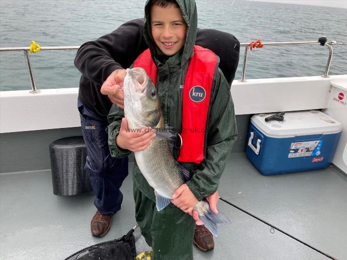 9 lb 6 oz Bass by Matteo with new boat record