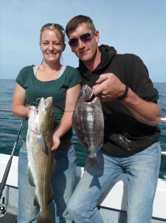 2 lb 8 oz Black Sea Bream by Bob Marshall