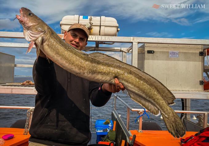 16 lb 1 oz Ling by Ryan Coldwell