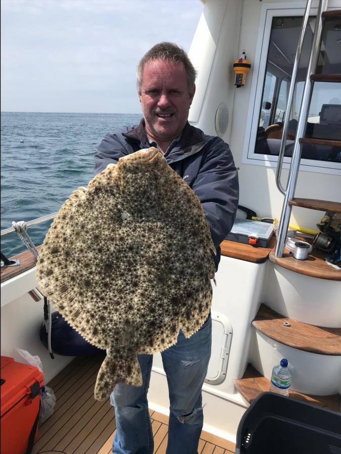 8 lb 2 oz Turbot by Unknown