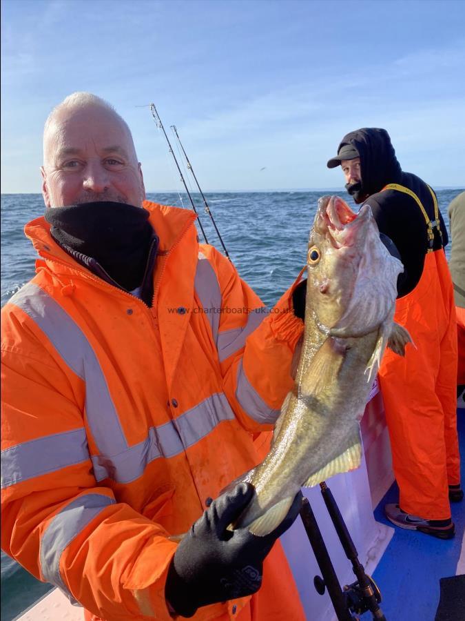 3 lb 14 oz Cod by Nigel Steer.