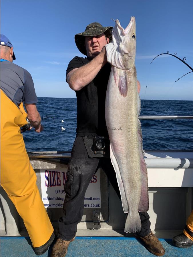 39 lb 8 oz Ling by Kevin McKie