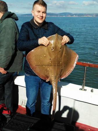 18 lb 6 oz Blonde Ray by Sam Cowles
