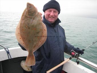 3 lb 1 oz Plaice by Jasons mate