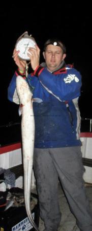 15 lb Conger Eel by Will Irving