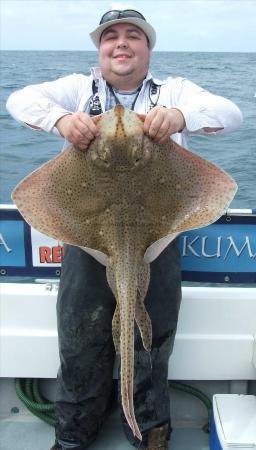 19 lb 4 oz Blonde Ray by Dean Gifford