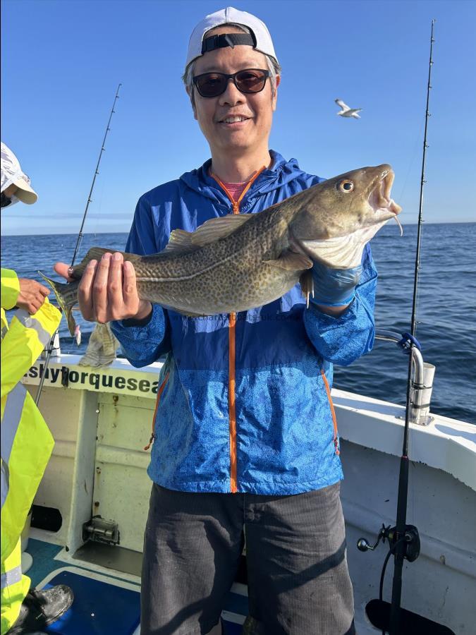 3 lb 2 oz Cod by Henry.