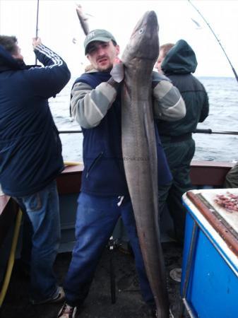 55 lb Conger Eel by Peter