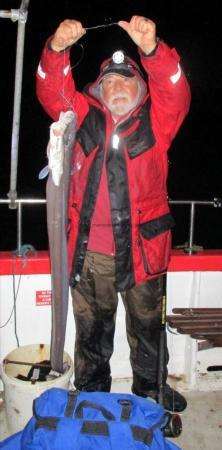 6 lb 8 oz Conger Eel by Unknown