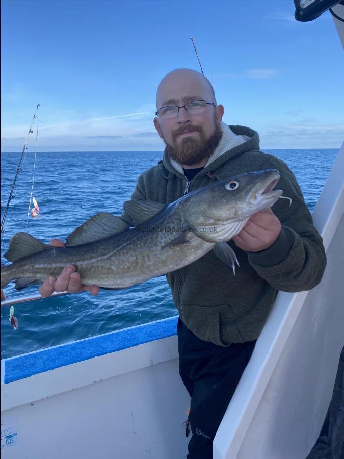 4 lb 10 oz Cod by Mathew Hall.