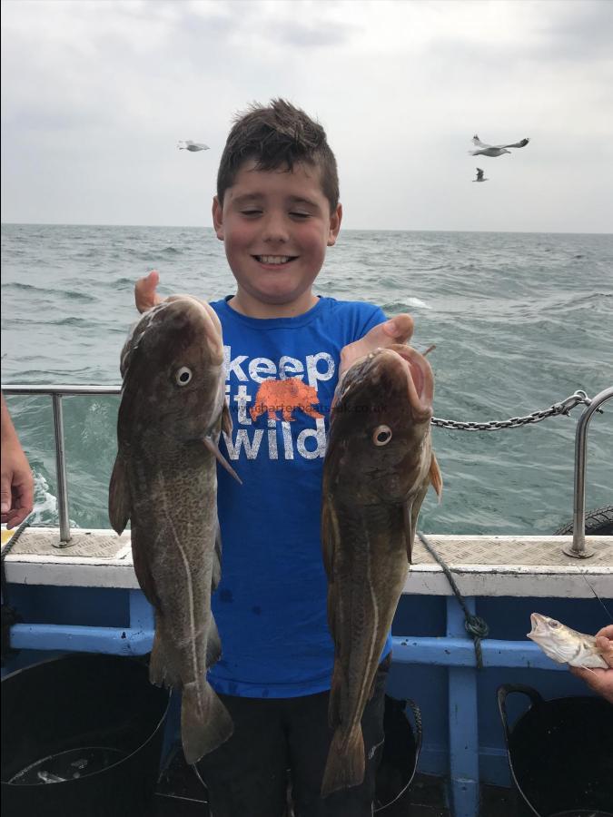 6 lb Cod by Josh from York 2 cod in one drop