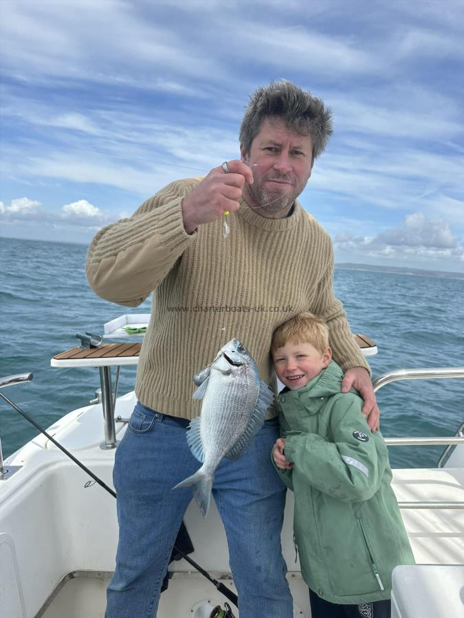 3 lb Black Sea Bream by Unknown